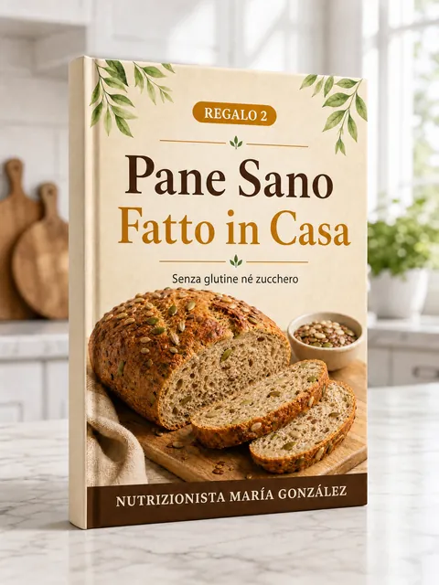 Copertina di Pane Sano Fatto in Casa, senza glutine né zucchero